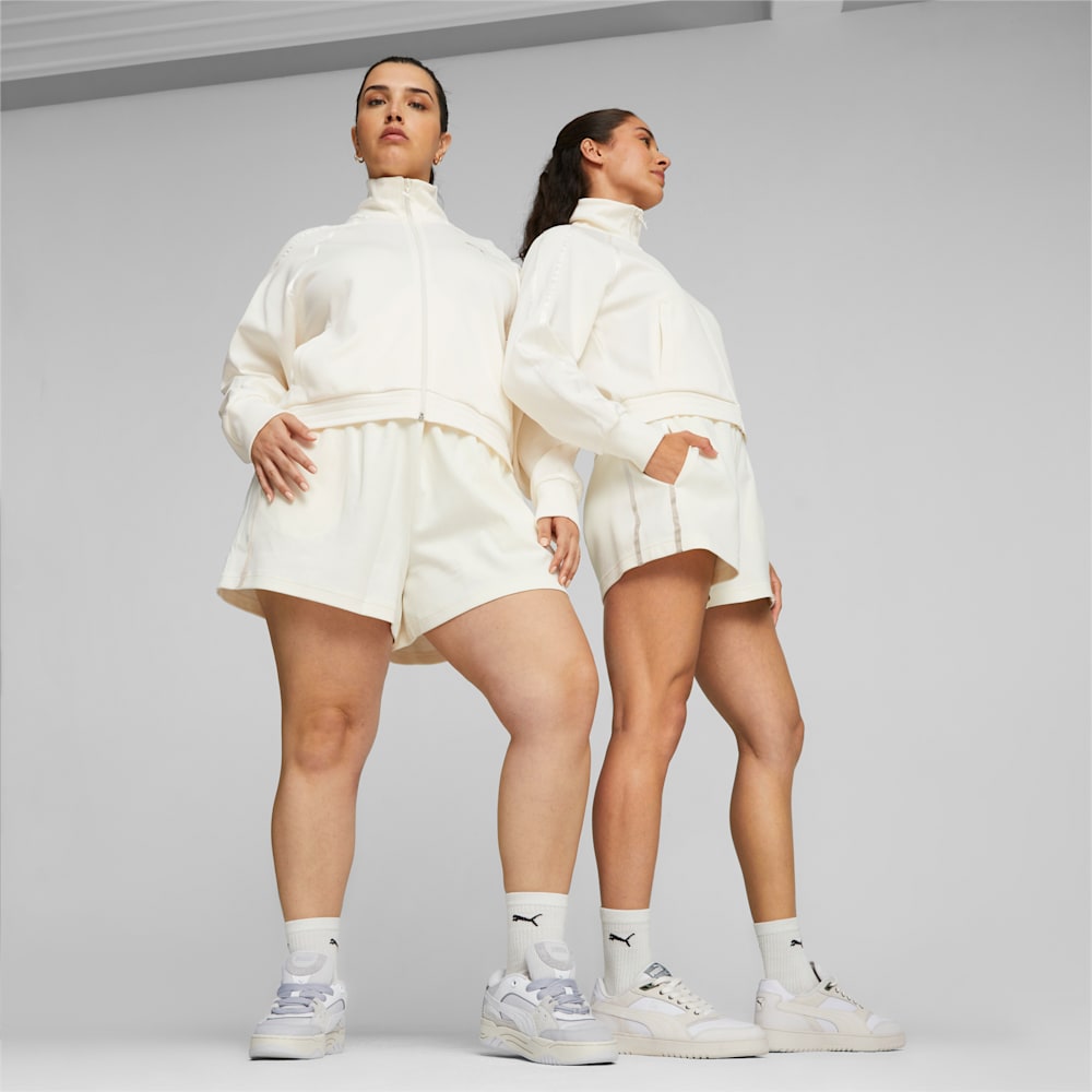 Puma T7 High Waist Shorts - Warm White