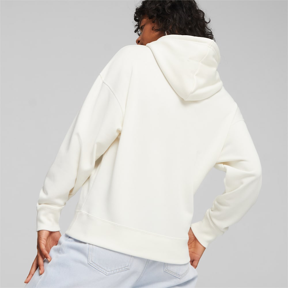 Puma Classics Logo Infill Hoodie - Warm White-Beach Days