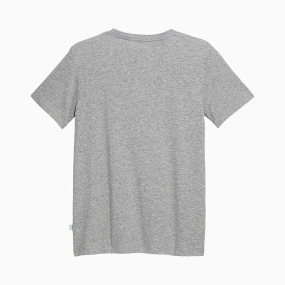 Puma Essentials Big Cat Logo Tee - Light Gray Heather