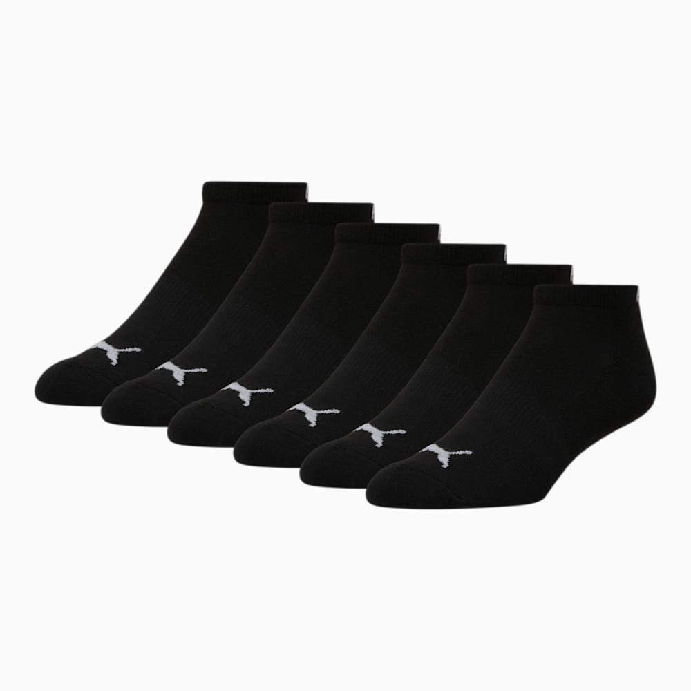 Puma Half-Terry Low Cut Socks (6 Pack) - BLACK / GREY