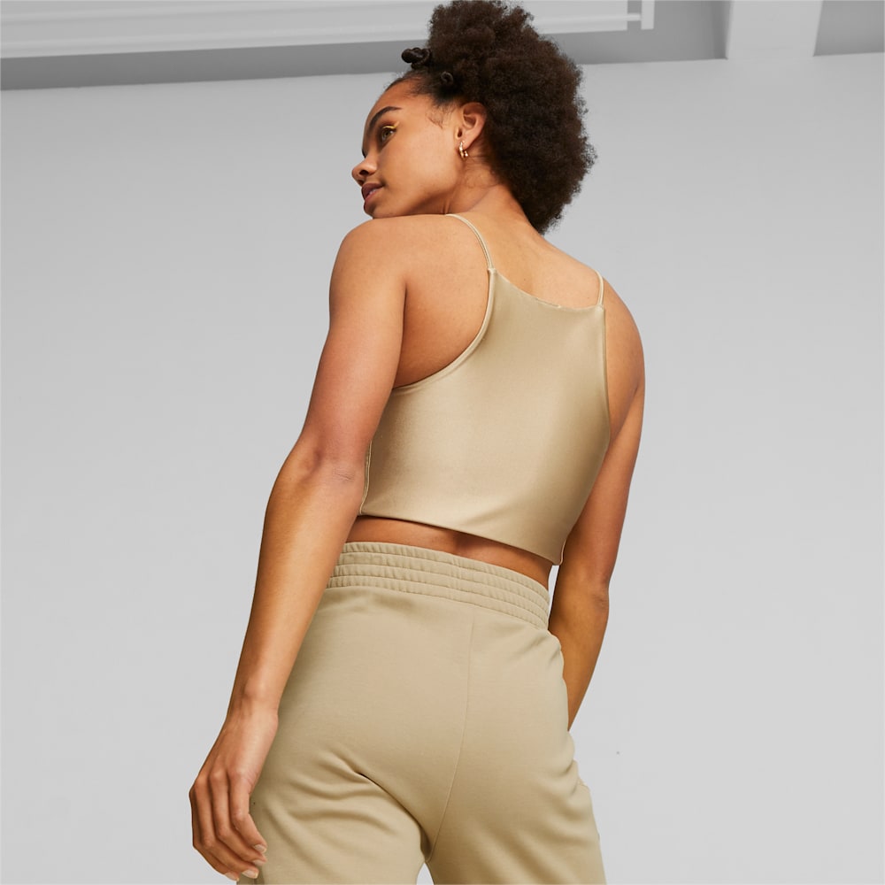 Puma T7 Crop Top - Sand Dune