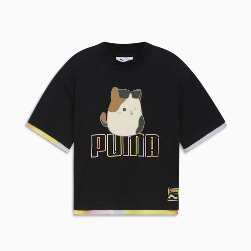 Puma PUMA x SQUISHMALLOWS Big Kids Cam Tee - BLACK