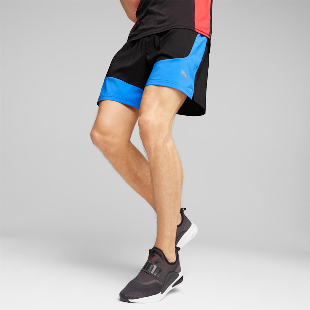 Puma Run Favorite Velocity 7" Running Shorts - Black-Ultra Blue