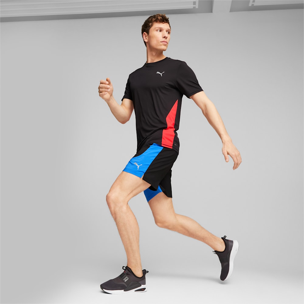 Puma Run Favorite Velocity 7" Running Shorts - Black-Ultra Blue