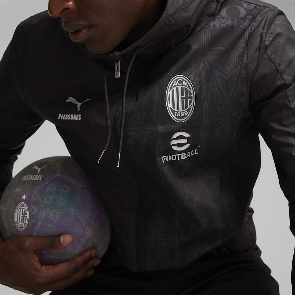 Puma AC MILAN x PLEASURES Football Pre-match Jacket - Black