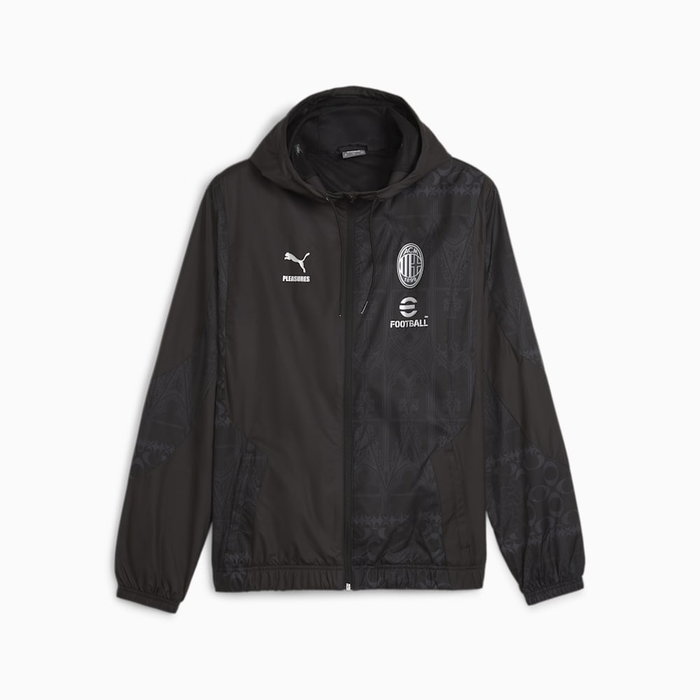 Puma AC MILAN x PLEASURES Football Pre-match Jacket - Black