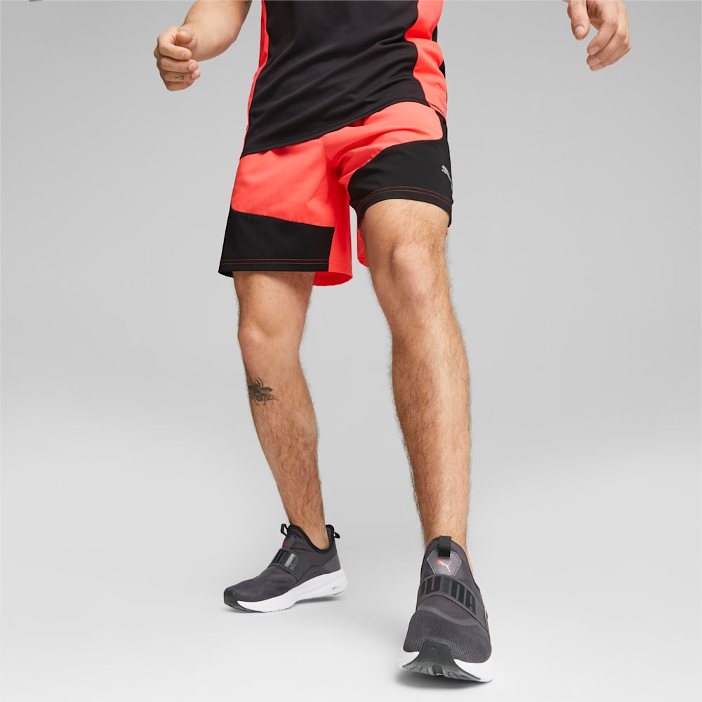 Puma Run Favorite Velocity 7" Running Shorts - Fire Orchid