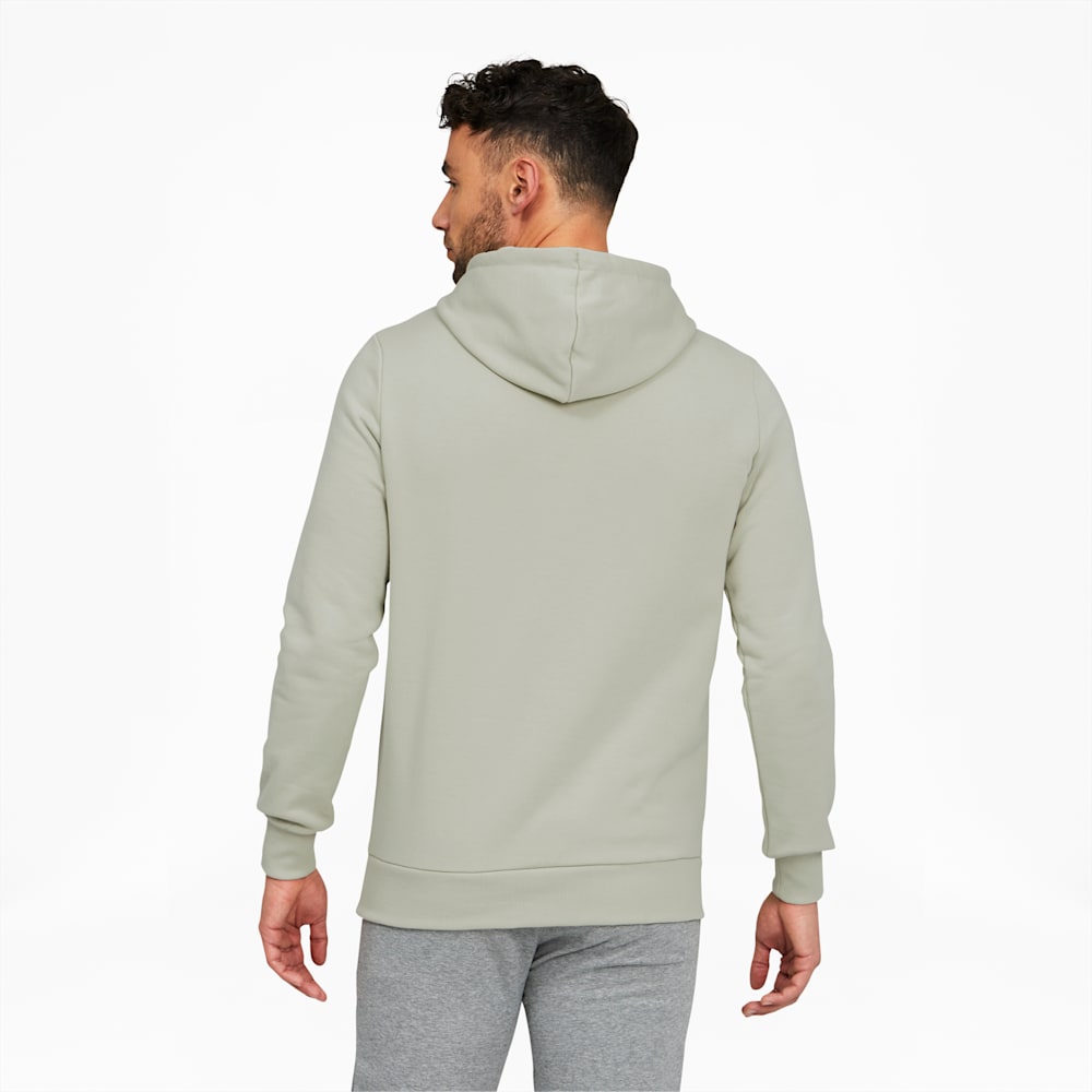 Puma Classics Logo Hoodie FL - Spring Moss-White