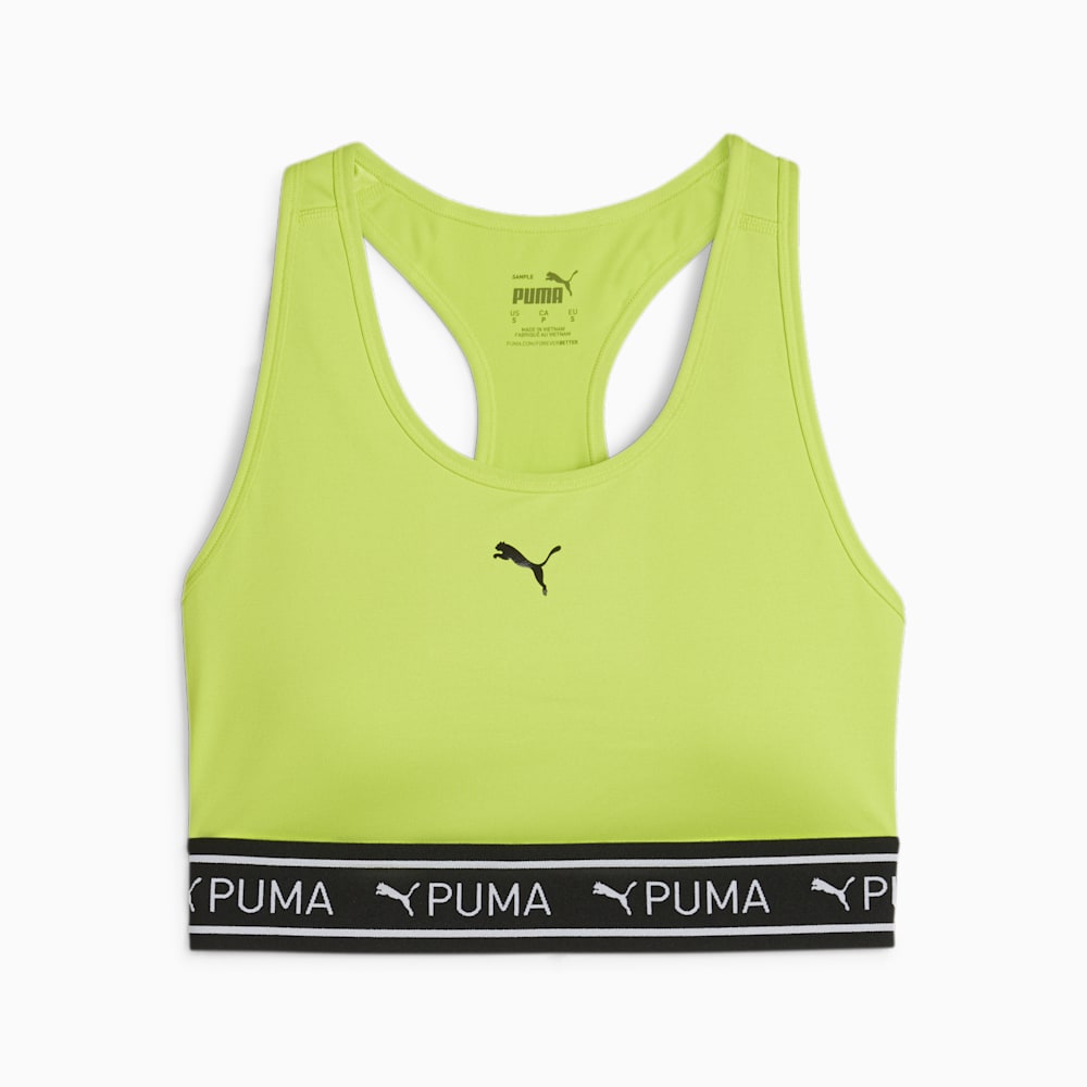 Puma 4KEEPS Elastic Bra - Lime Pow