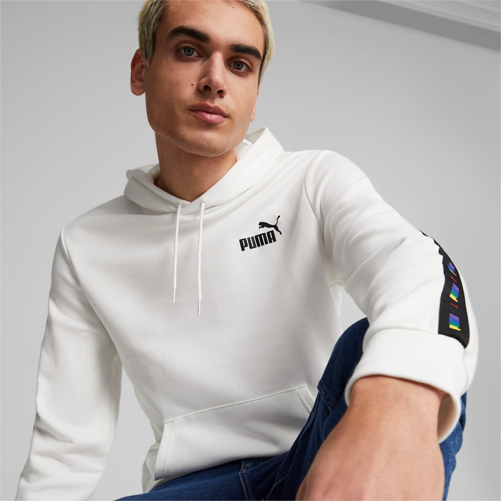 Puma Essentials Tape Love Is Love Hoodie - White