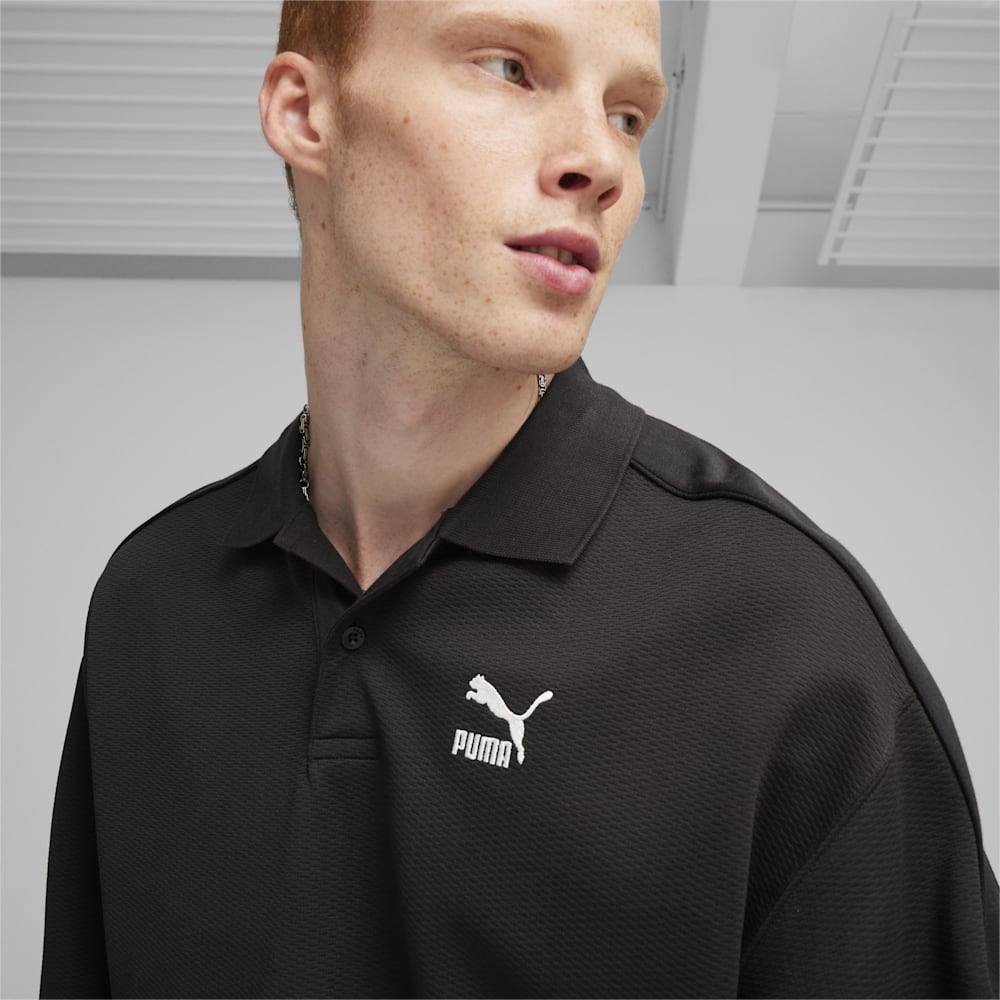 Puma T7 Polo Sweatshirt - Black