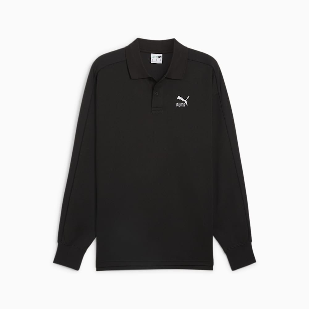 Puma T7 Polo Sweatshirt - Black