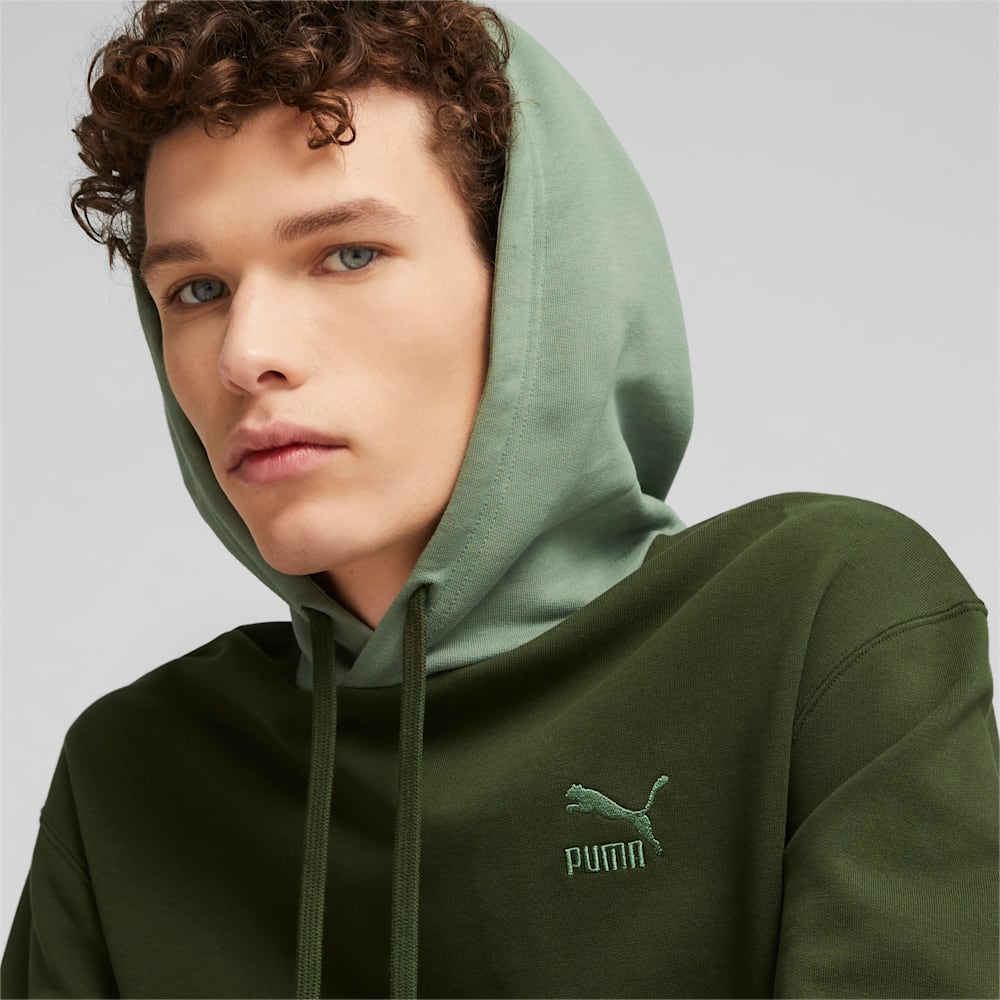 Puma Classics Block Hoodie - Myrtle-Eucalyptus