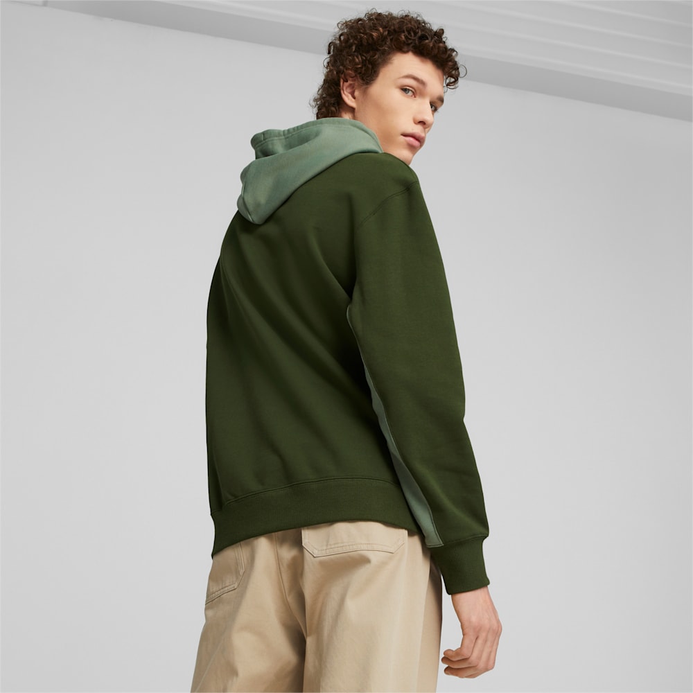 Puma Classics Block Hoodie - Myrtle-Eucalyptus