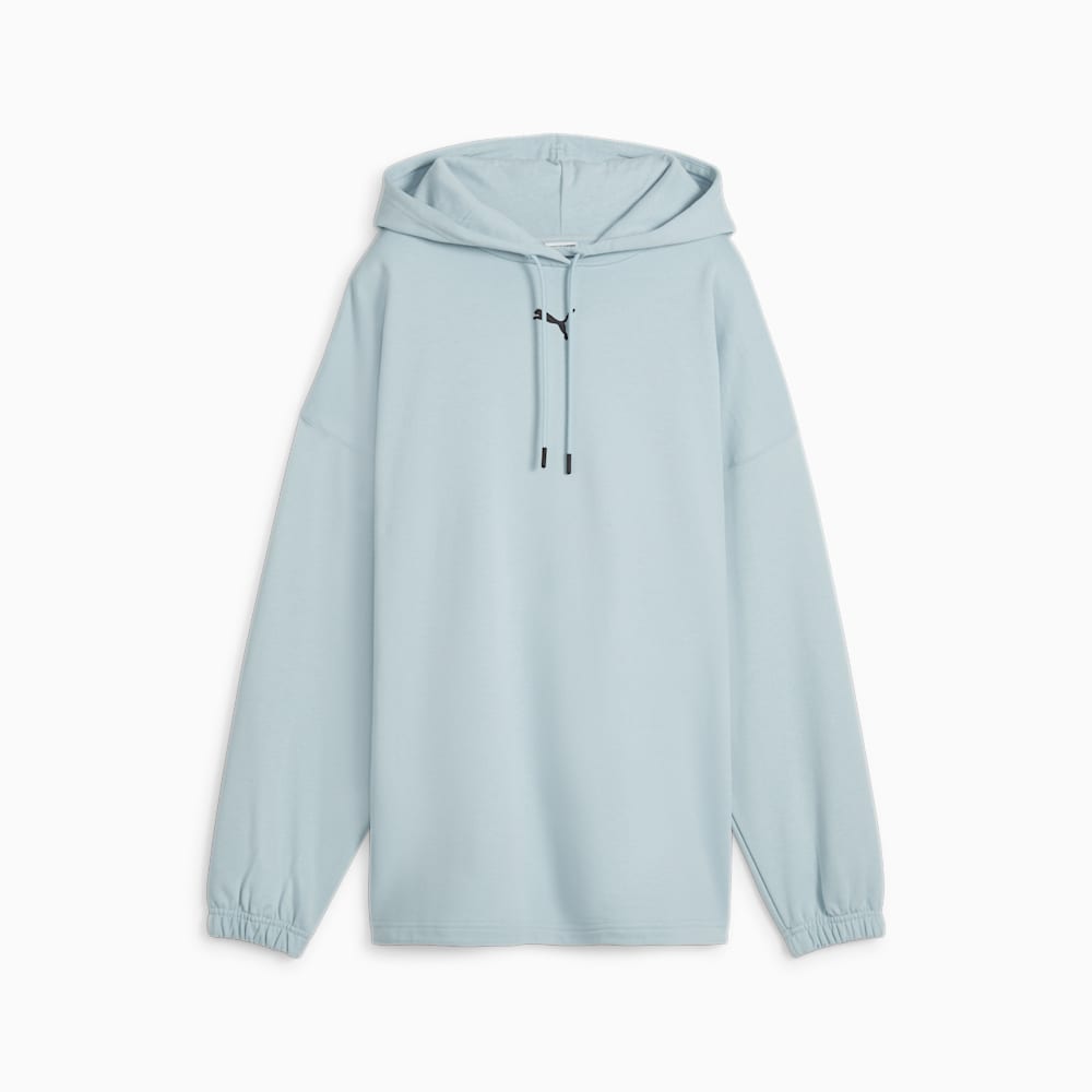 Puma DARE TO Oversized Hoodie - Turquoise Surf