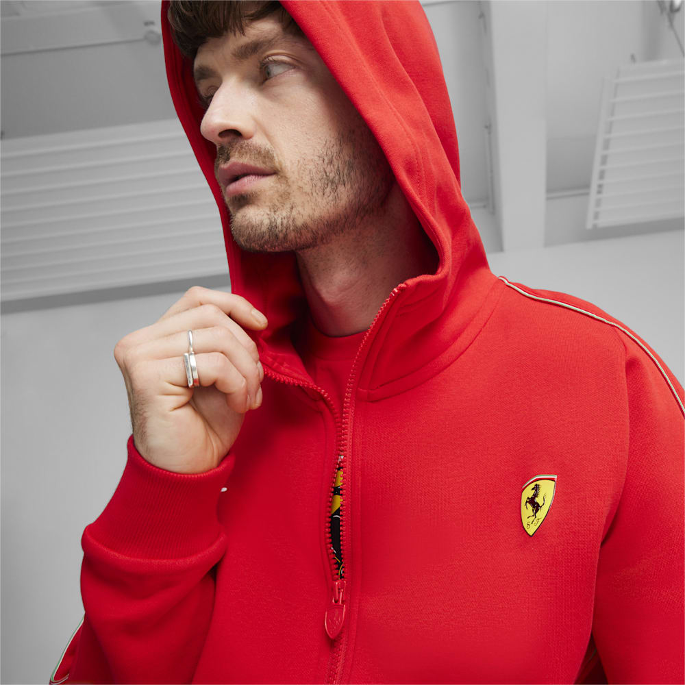 Puma Scuderia Ferrari Motorsport Race Hooded Sweat Jacket - Rosso Corsa