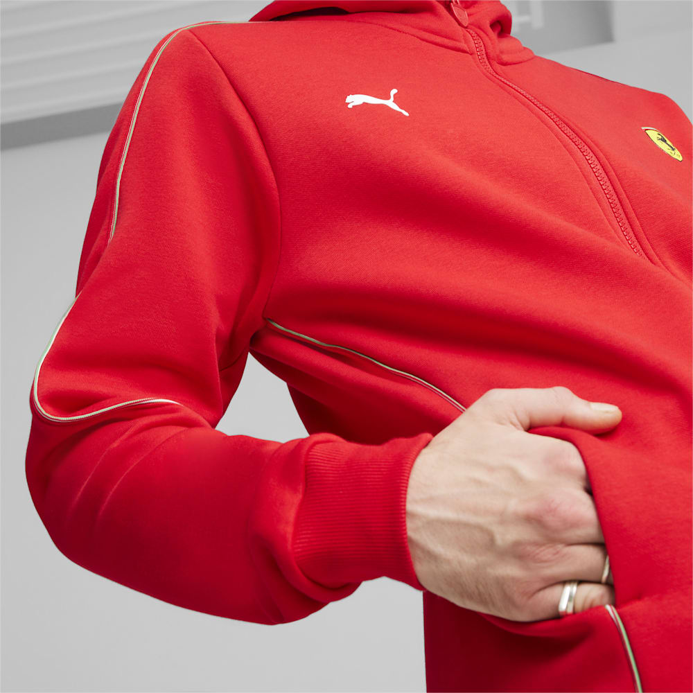 Puma Scuderia Ferrari Motorsport Race Hooded Sweat Jacket - Rosso Corsa