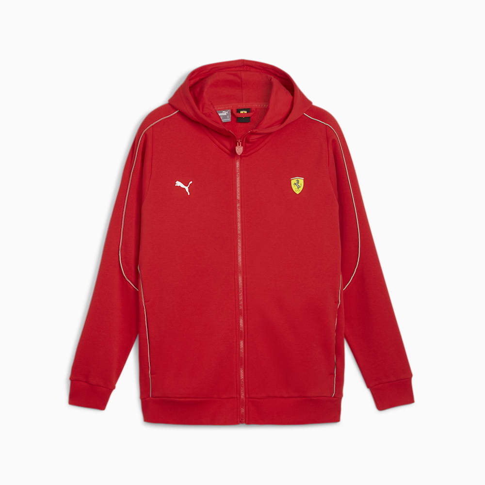 Puma Scuderia Ferrari Motorsport Race Hooded Sweat Jacket - Rosso Corsa