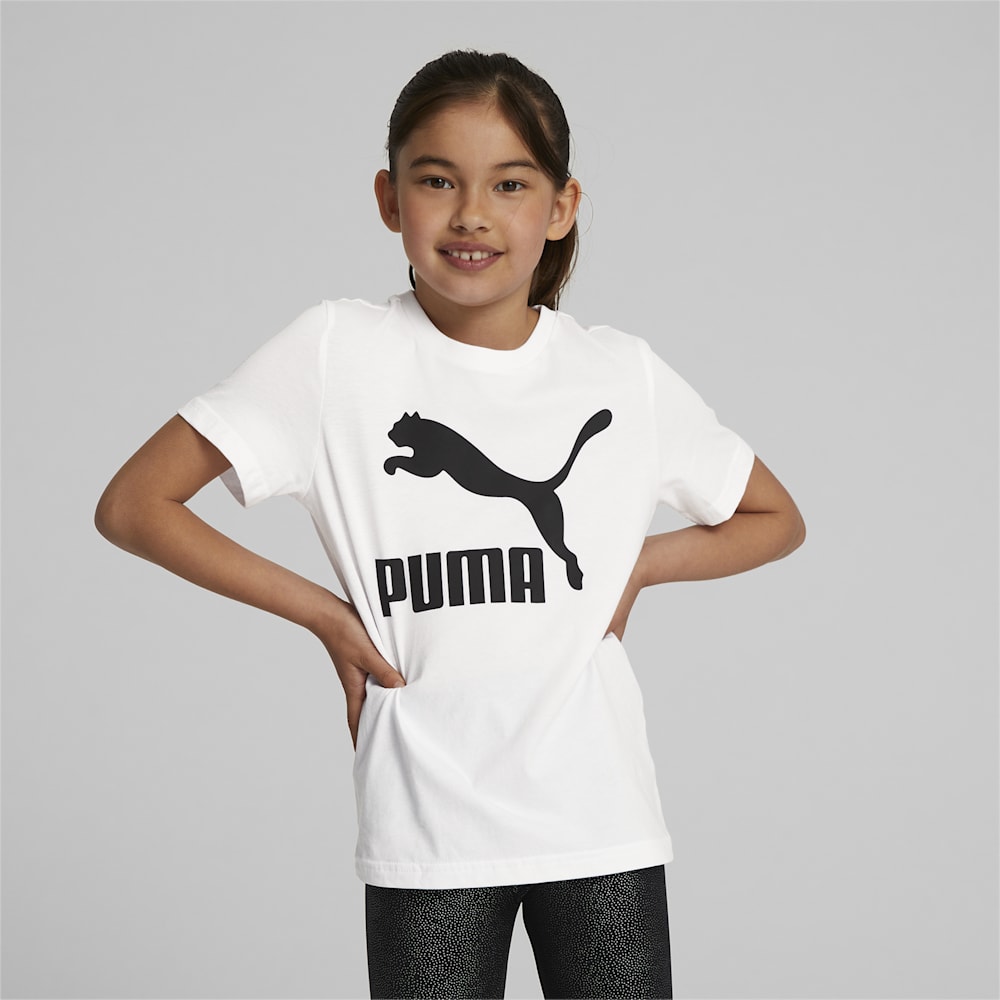 Puma Classics Kids Tee - White