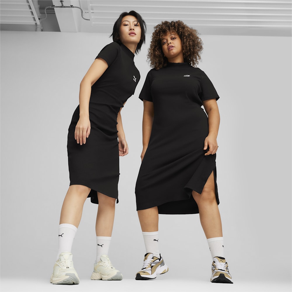 Puma CLASSICS Ribbed Dress - Black