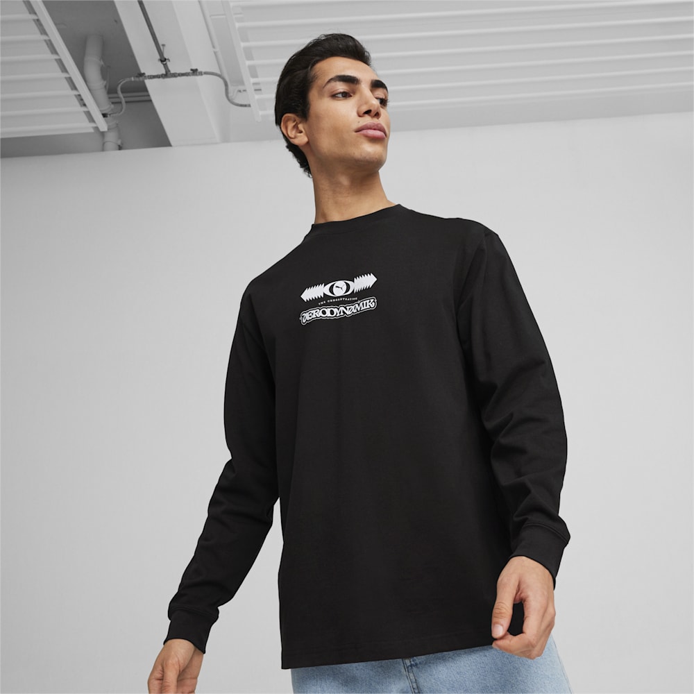 Puma GRAPHICS Aerodynamik Long Sleeve Tee - Black