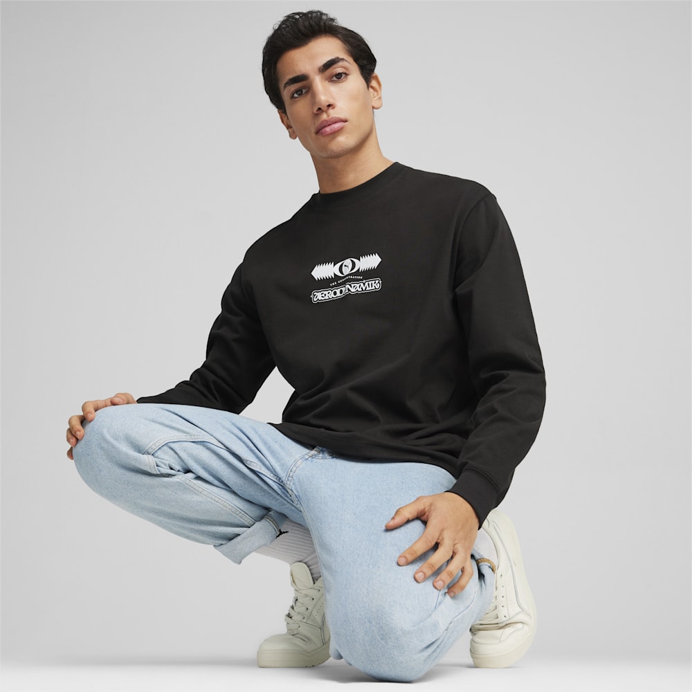 Puma GRAPHICS Aerodynamik Long Sleeve Tee - Black