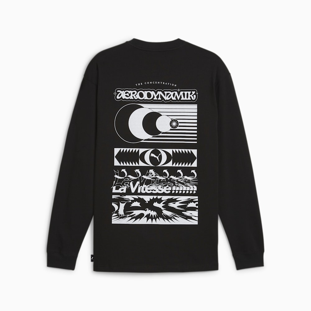 Puma GRAPHICS Aerodynamik Long Sleeve Tee - Black