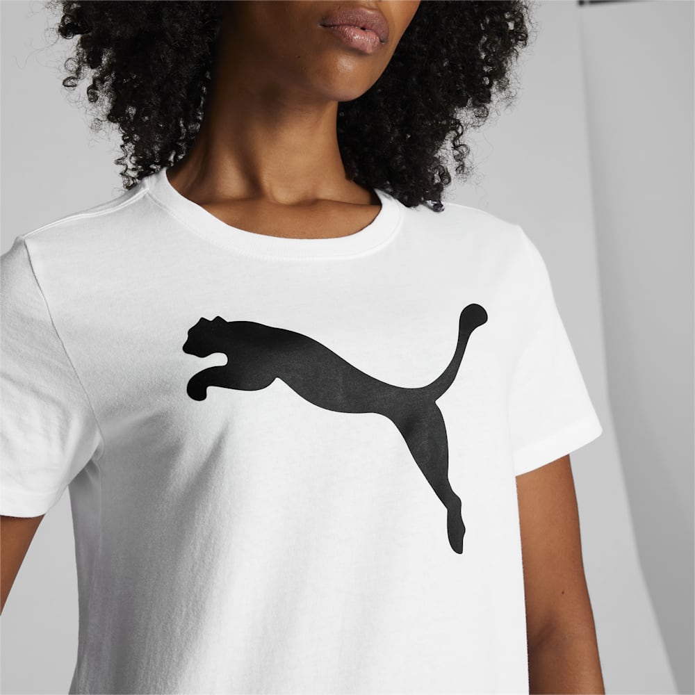 Puma Essentials Big Cat Logo Tee - White