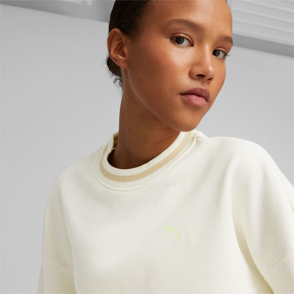 Puma x OLIVIA AMATO Cropped Sweatshirt - Frosted Ivory