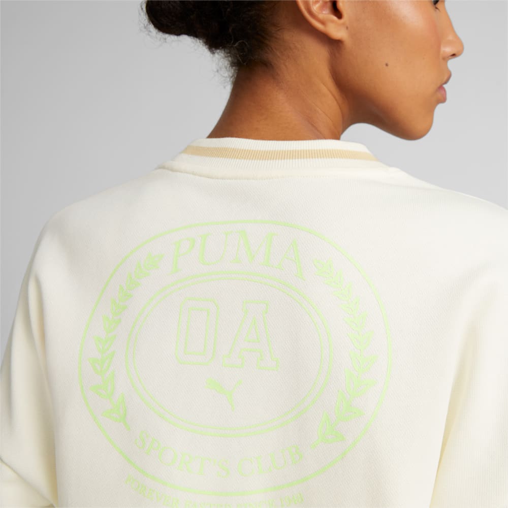 Puma x OLIVIA AMATO Cropped Sweatshirt - Frosted Ivory