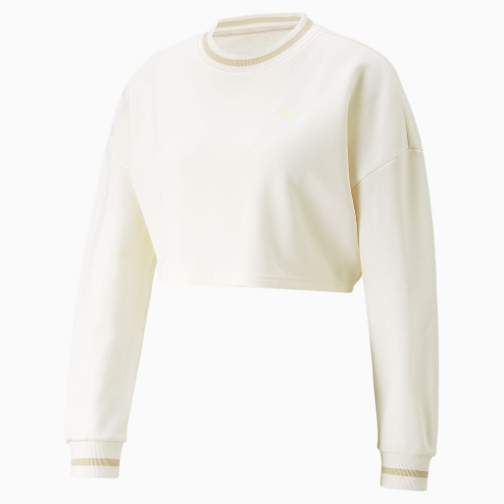 Puma x OLIVIA AMATO Cropped Sweatshirt - Frosted Ivory