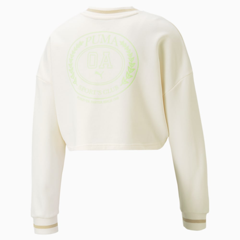 Puma x OLIVIA AMATO Cropped Sweatshirt - Frosted Ivory