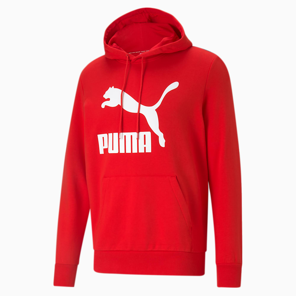 Puma Classics French Terry Logo Hoodie - High Risk Red