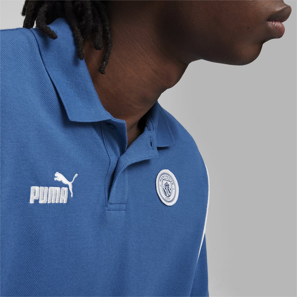 Puma Manchester City FtblArchive Polo - Lake Blue-Racing Blue