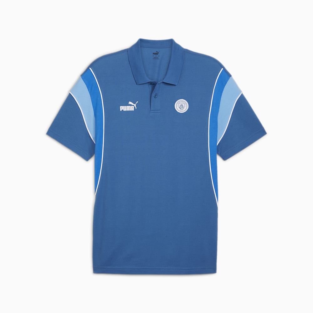 Puma Manchester City FtblArchive Polo - Lake Blue-Racing Blue