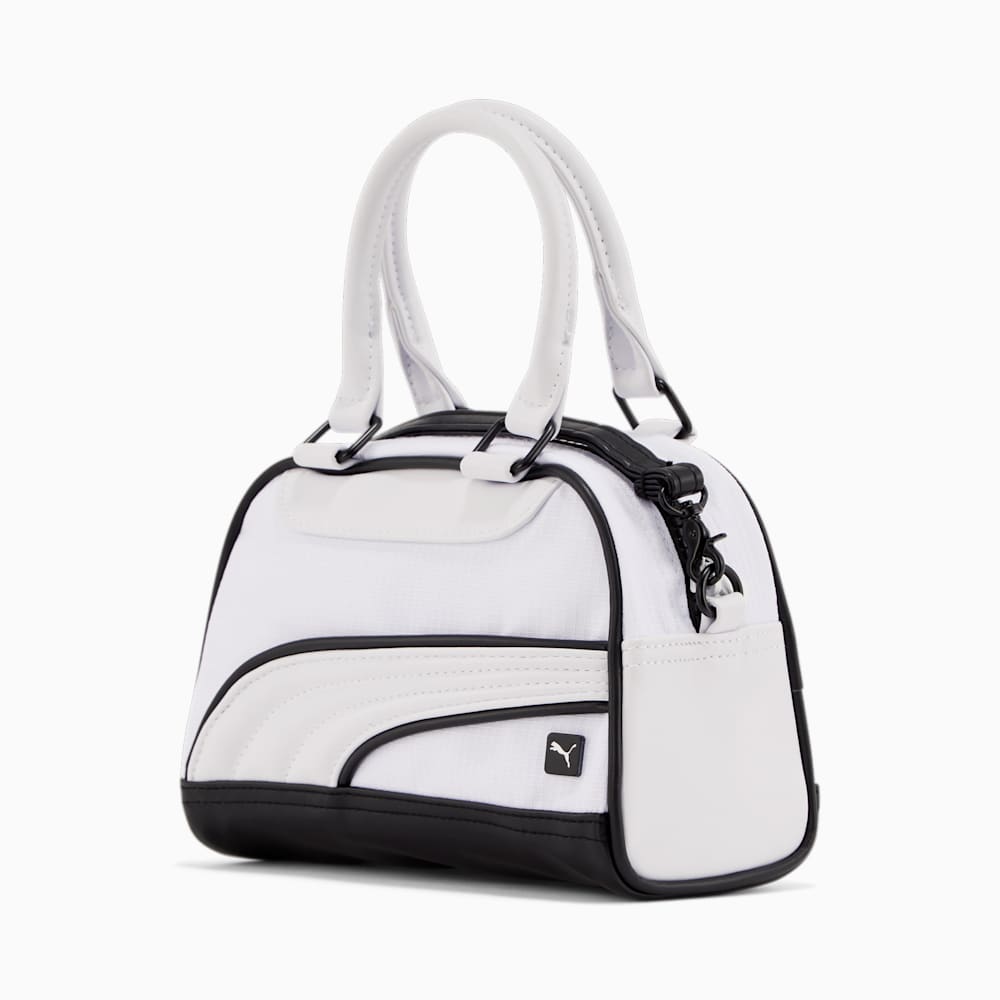 Puma Mini Grip Cross Body Bag - WHITE/BLACK