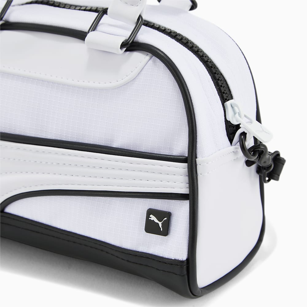 Puma Mini Grip Cross Body Bag - WHITE/BLACK