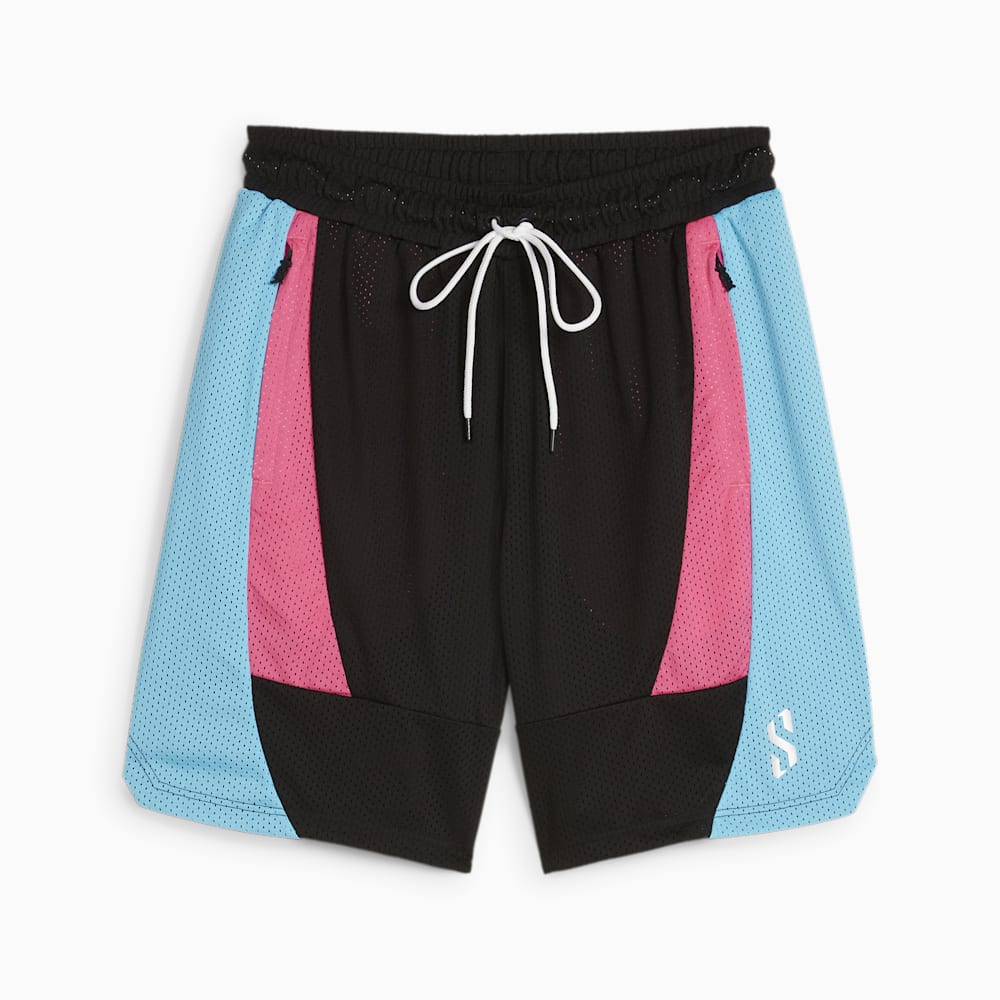 Puma Scoot x Northern Lights Shorts - Black-Bright Aqua-Glowing Pink