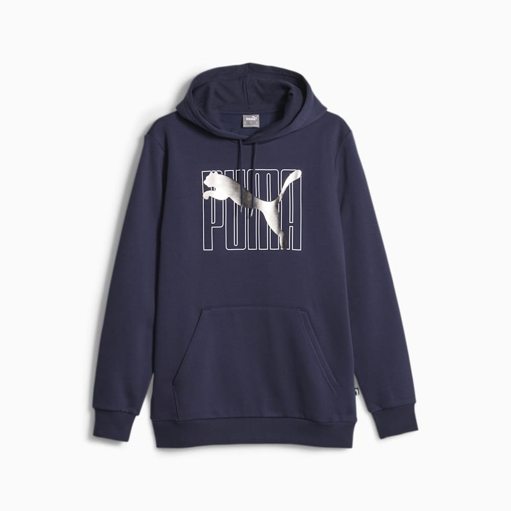 Puma ESS+ Logo Lab Hoodie - Navy