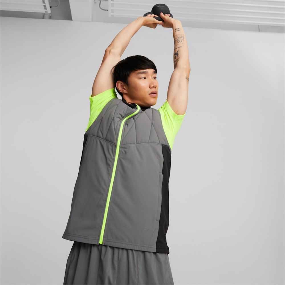 Puma CLOUDSPUN WRMLBL Running Vest - CASTLEROCK-Black