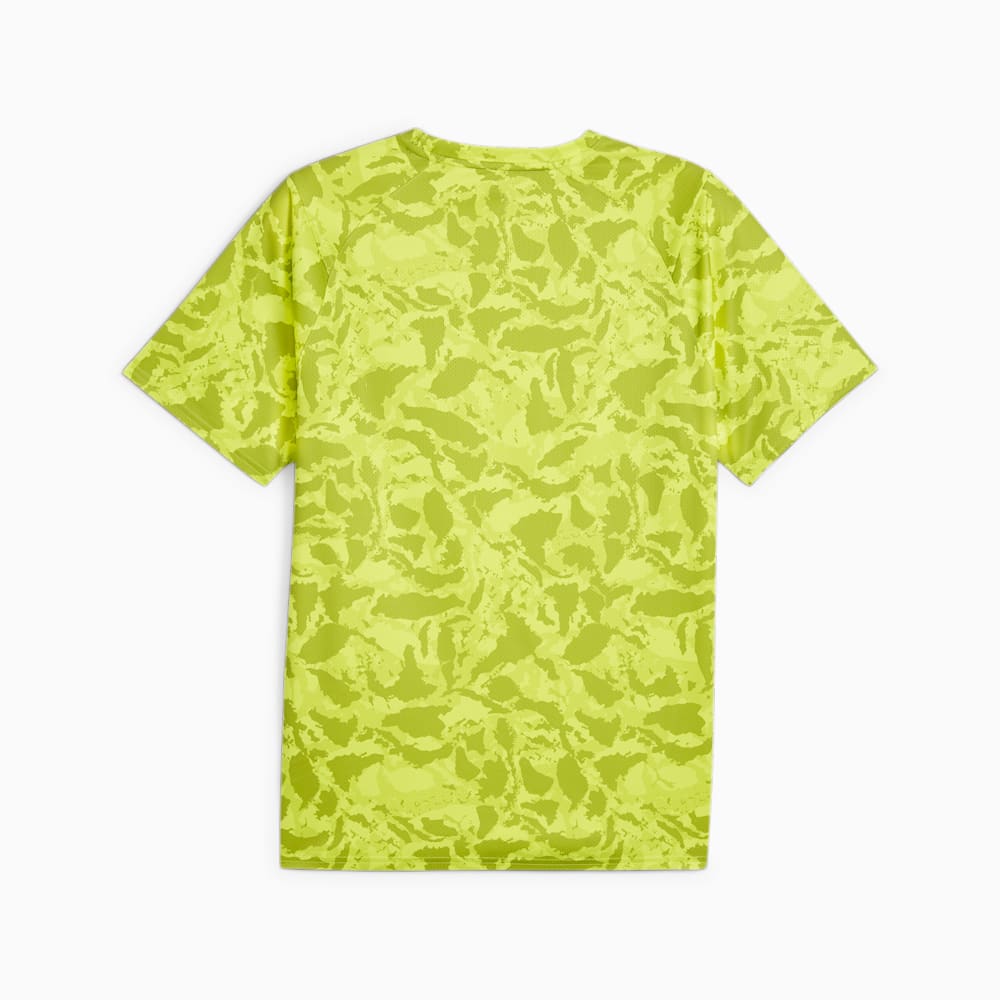 Puma FIT Ultrabreathe AOP Tee - Lime Pow-Q1 print