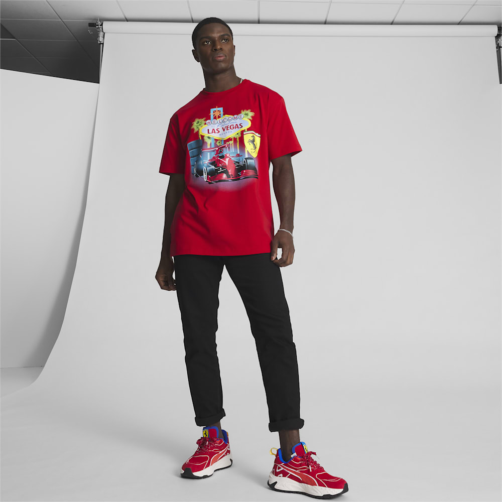 Puma SCUDERIA FERRARI x JOSHUA VIDES Tee - Rosso Corsa