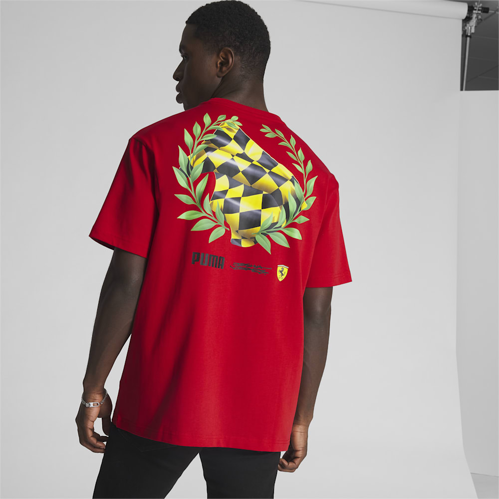 Puma SCUDERIA FERRARI x JOSHUA VIDES Tee - Rosso Corsa