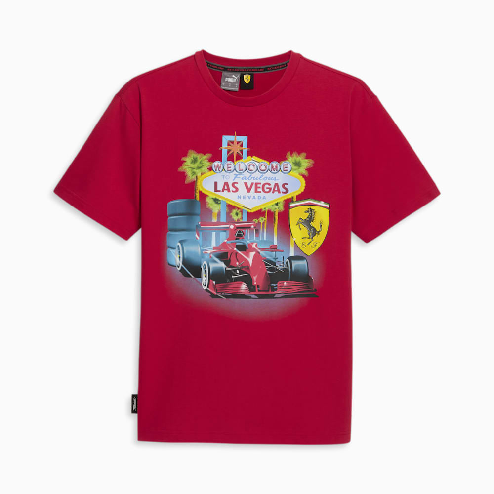 Puma SCUDERIA FERRARI x JOSHUA VIDES Tee - Rosso Corsa