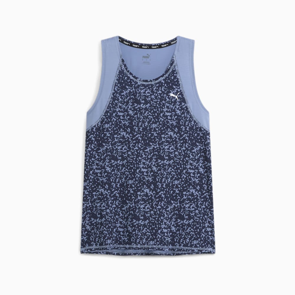 Puma Train Favorite AOP Training Tank - Zen Blue-Club Navy-AOP