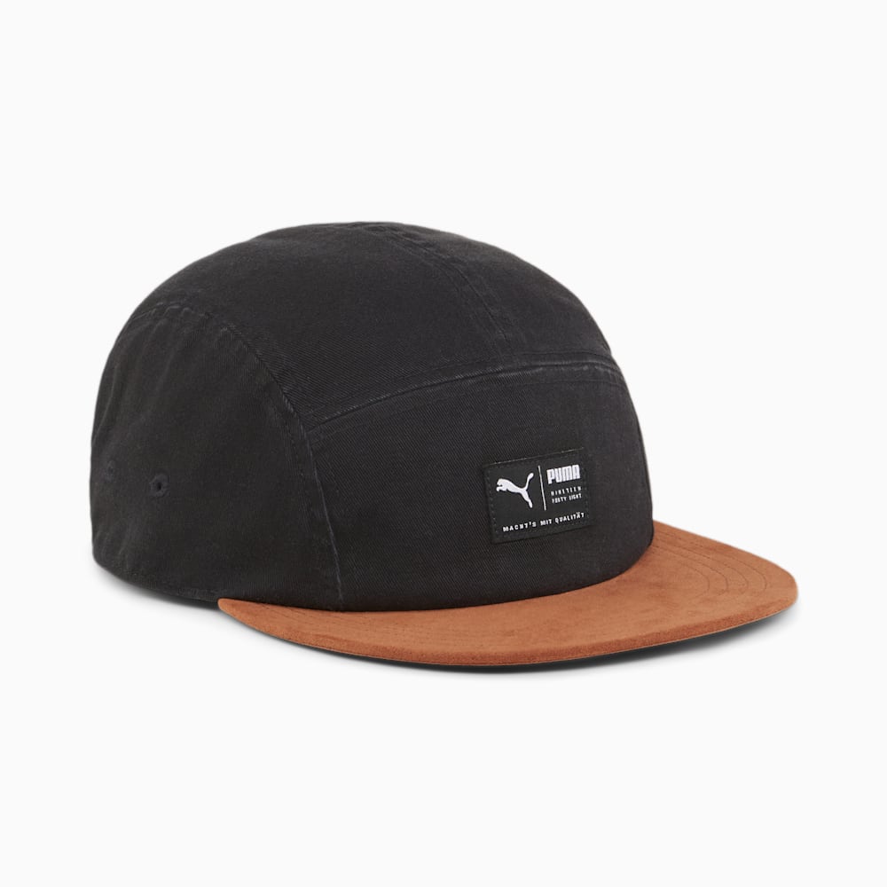 Puma Skate 5 Panel Cap - Black-Teak