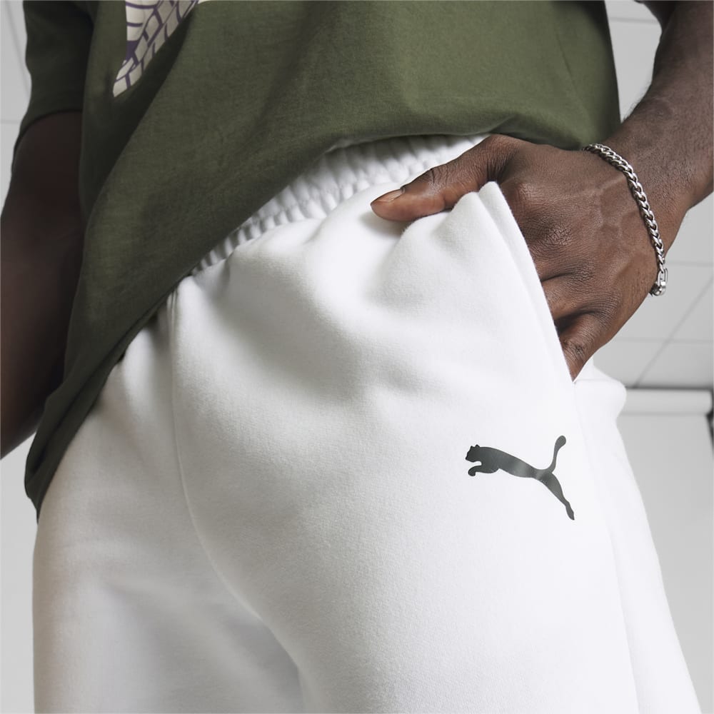 Puma Embossed Sweatpants - White