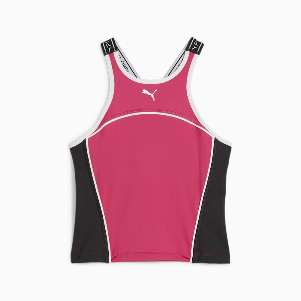 Puma FIT TRAIN STRONG Fitted Tank - Garnet Rose