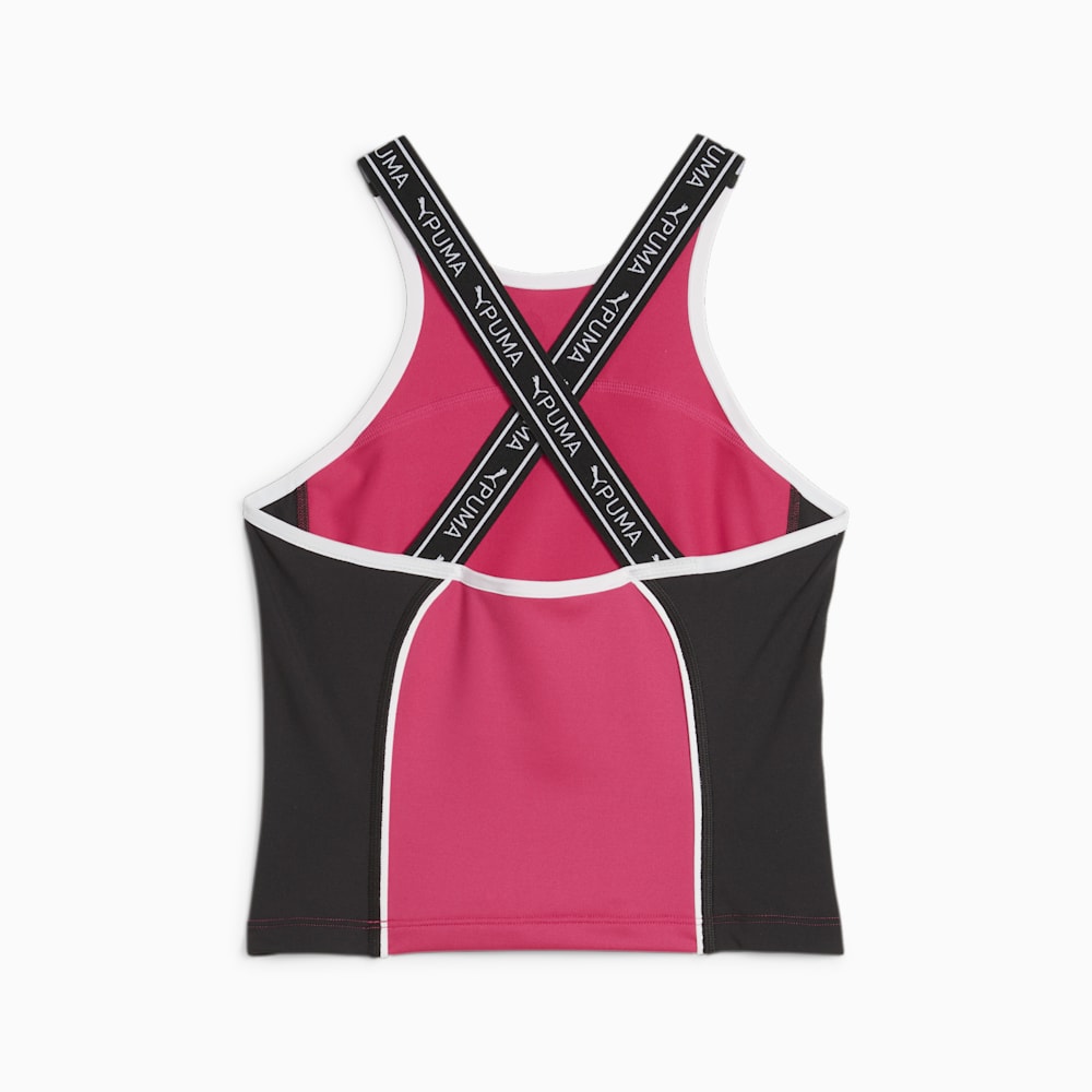 Puma FIT TRAIN STRONG Fitted Tank - Garnet Rose