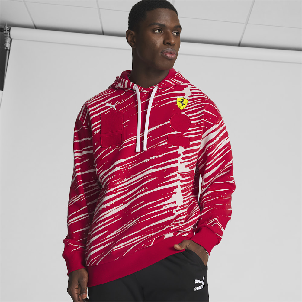 Puma SCUDERIA FERRARI x JOSHUA VIDES Hoodie - Rosso Corsa